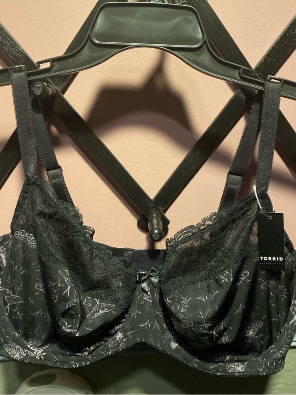 NWT Torrid Nightfall Full Coverage Unlined Lace Trim Bra